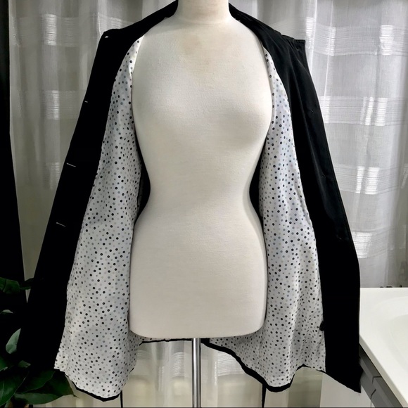 STUDIO by LIZ CLAIBORNE 3/4 trench coat, black, size M - Picture 12 of 15